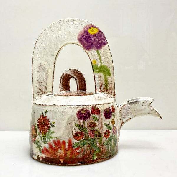 Zinnia Teapot