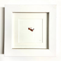 FRAMED Miniature Painting featured in Tiny Gratitudes Book by Brooke Rothshank