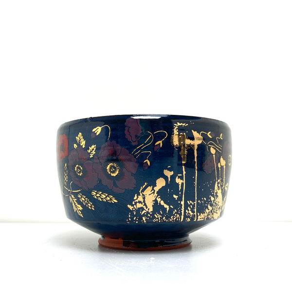 Black poppy bowl