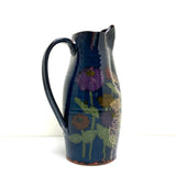 Zinnia pitcher in black