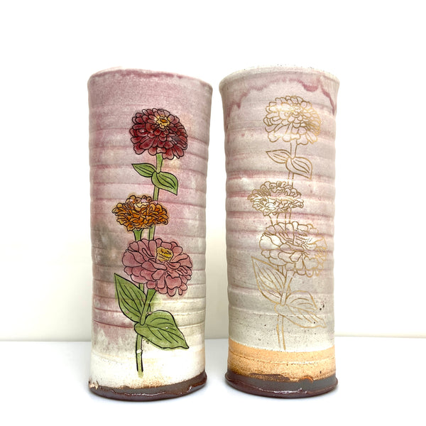 Zinnia vase