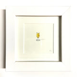 FRAMED Miniature Painting featured in Tiny Gratitudes Book by Brooke Rothshank