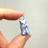 Gummy bear porcelain charms