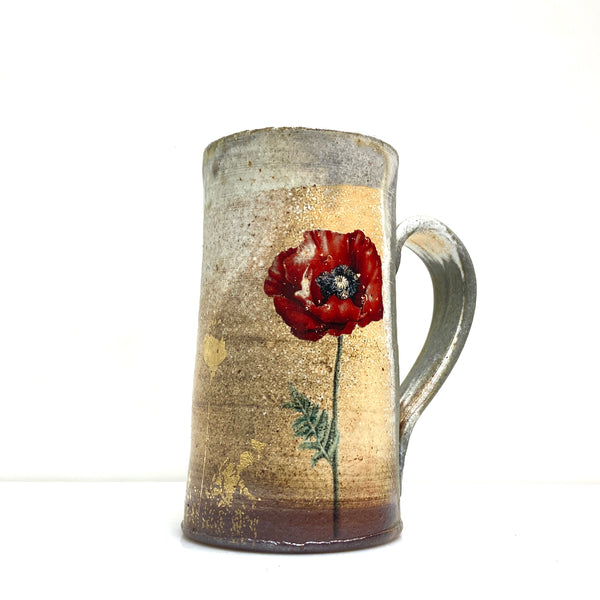 Tall poppy mug