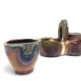 Wood fired cup basket