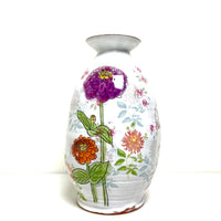 Zinnia bottle vase