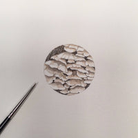 Mushroom Series Miniature Painting of Oyster by Brooke Rothshank