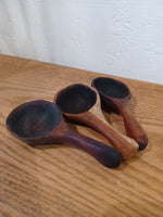 Wooden spoon scoop